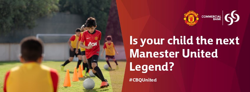 Social media adaptations for the Cbq and Manchester United campaign