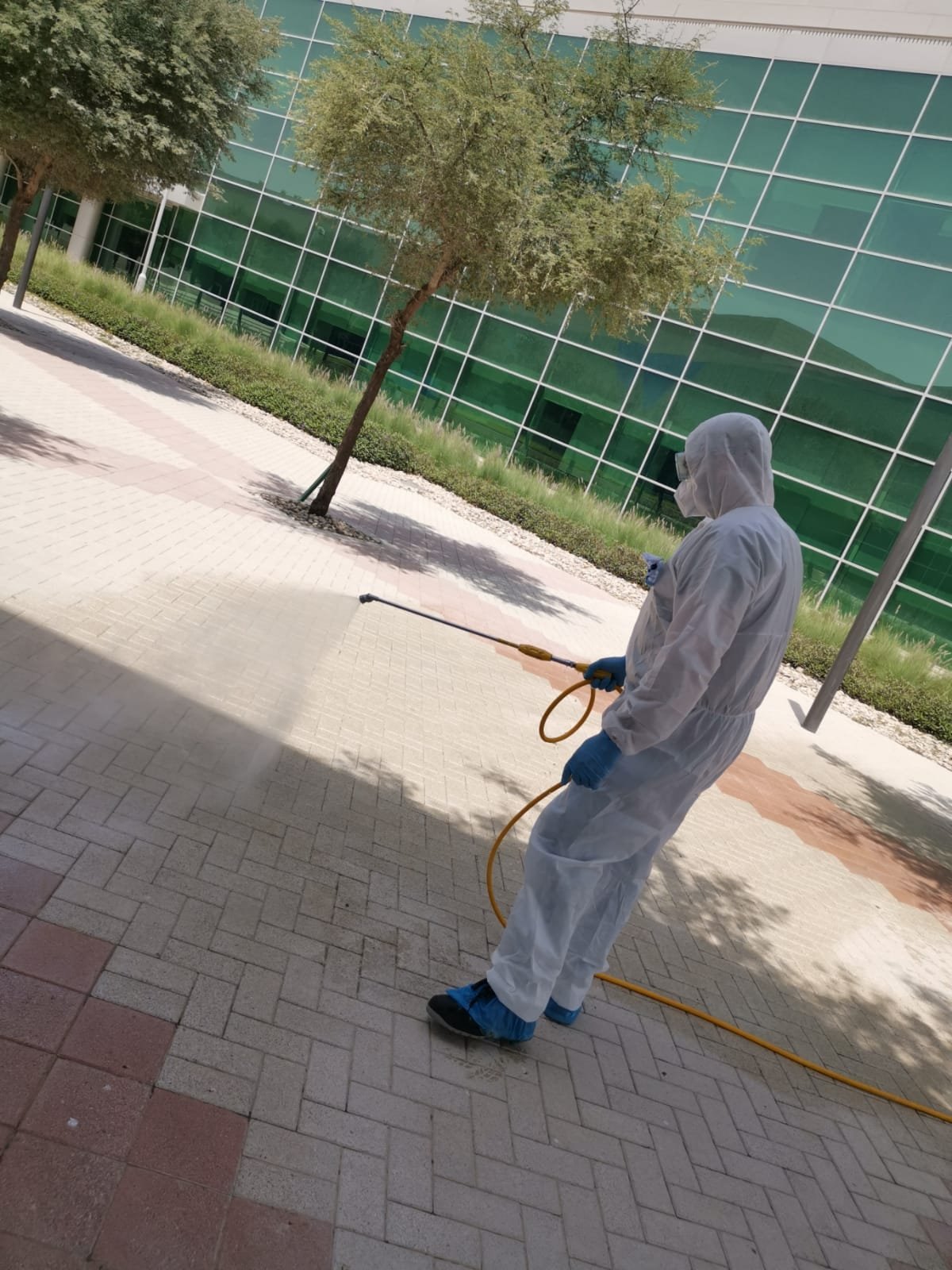 Sanitising university facilities for safety