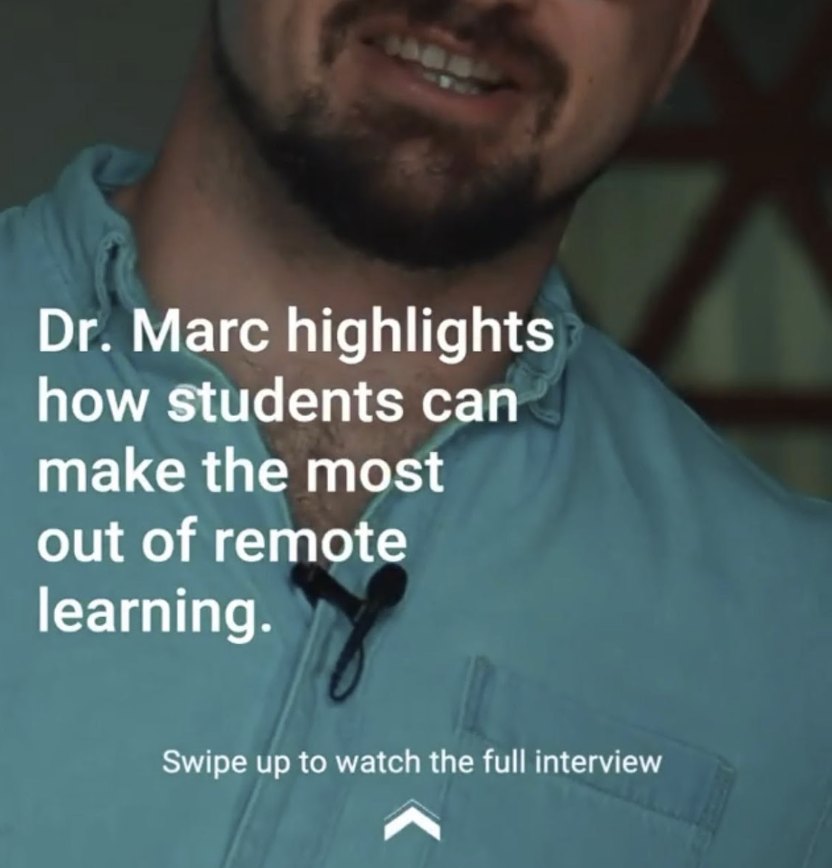 Student engagement campaign to promote continuous learning