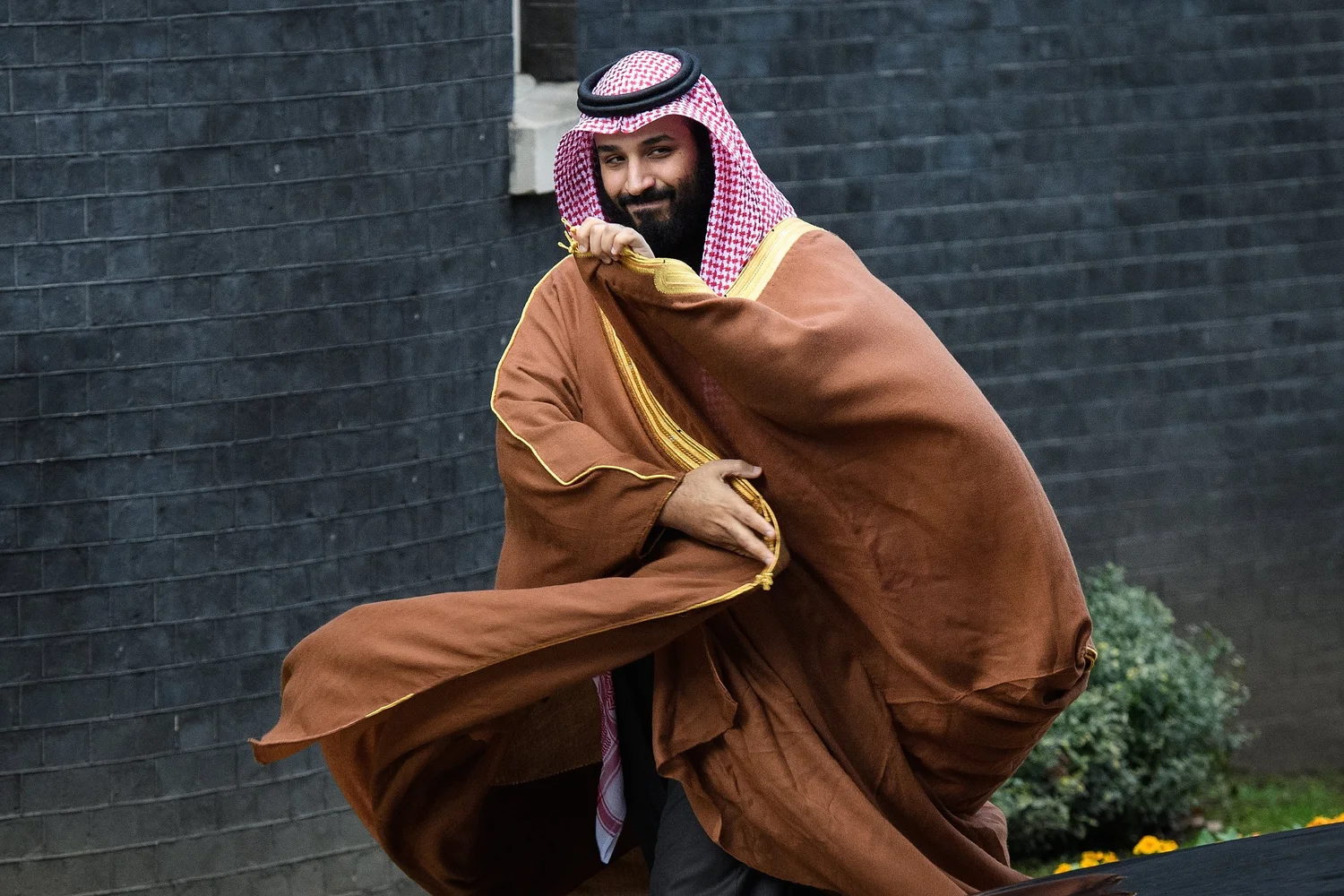 Saudi Crown Prince Mohammed bin Salman photographed in London in March 2018