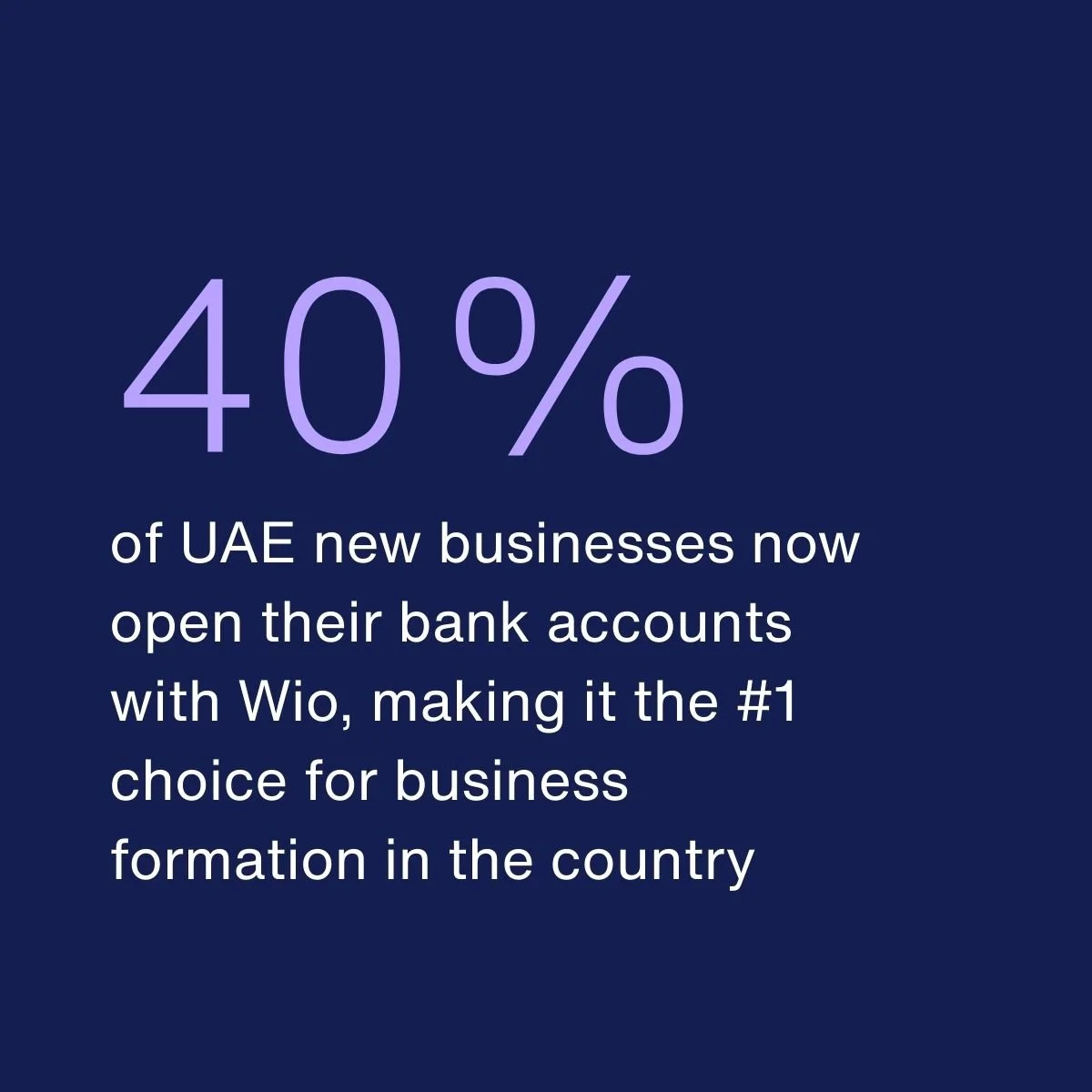 Screenshot of Wio Bank's digital platform interface for SME customers